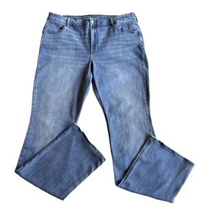 Old Navy Plus Size Tall Boot-Cut Jeans, Mid-Rise, Size 18